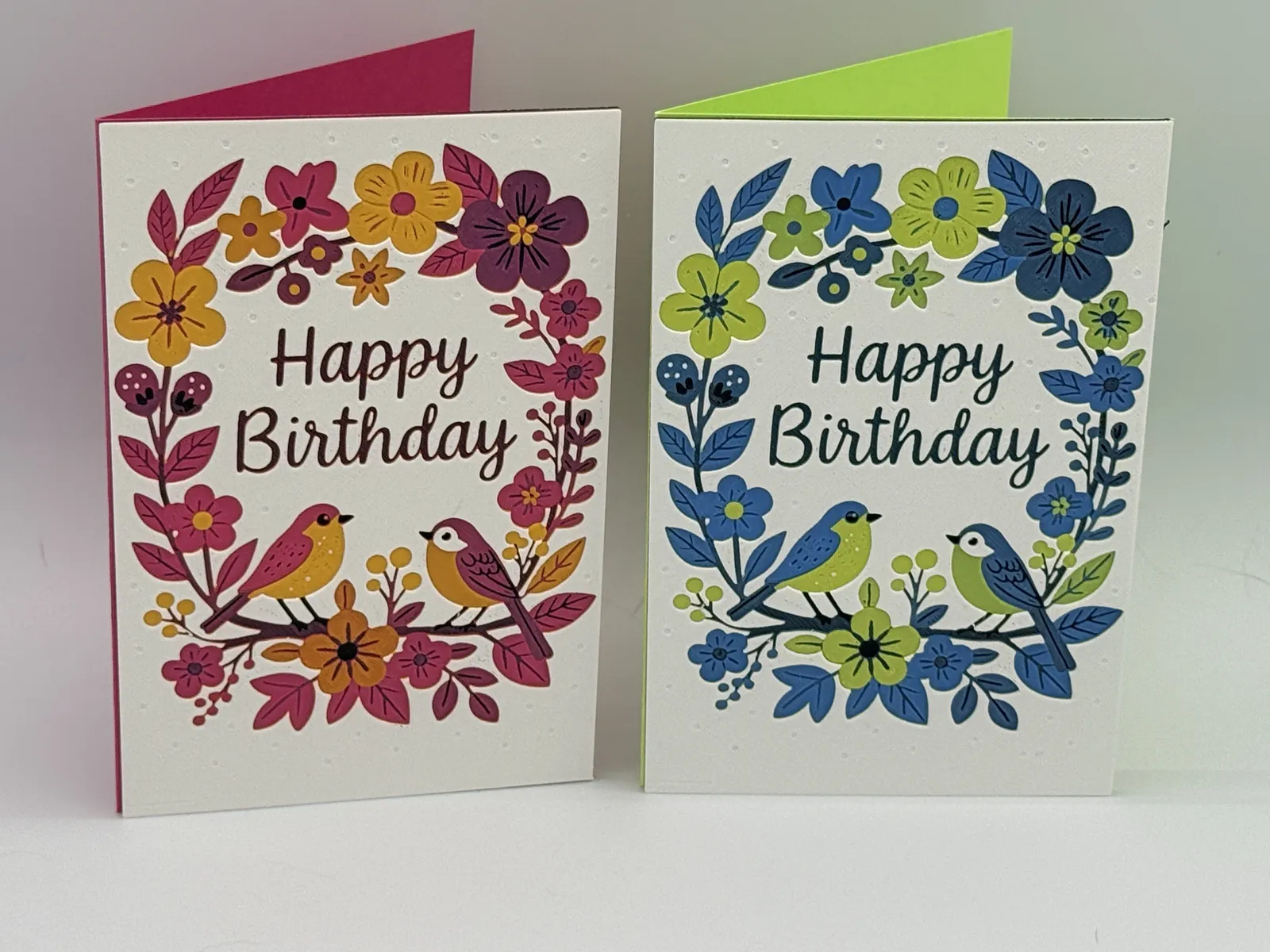 Happy Birthday Greeting Card/Sign Hueforge