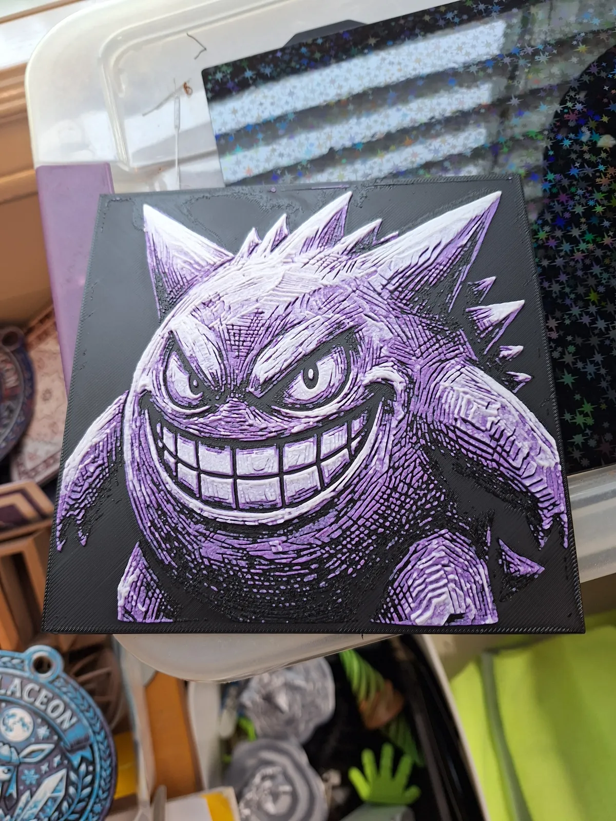 Gengar Smirk- Hueforge 3 Colours