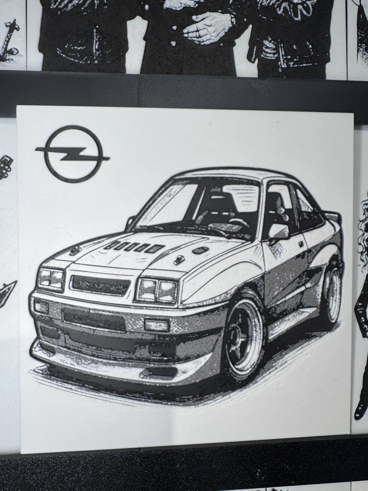 Hue Forge Karikatur – Opel Manta