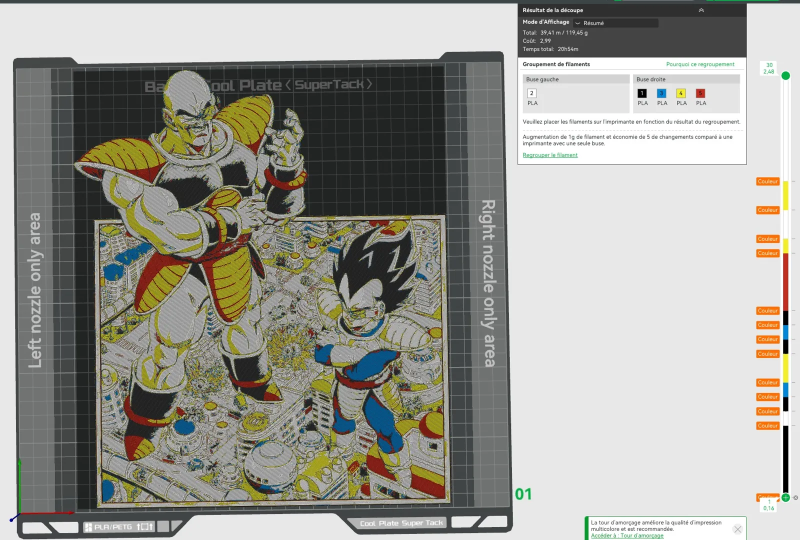 Nappa & Vegeta - Dragon Ball Hueforge