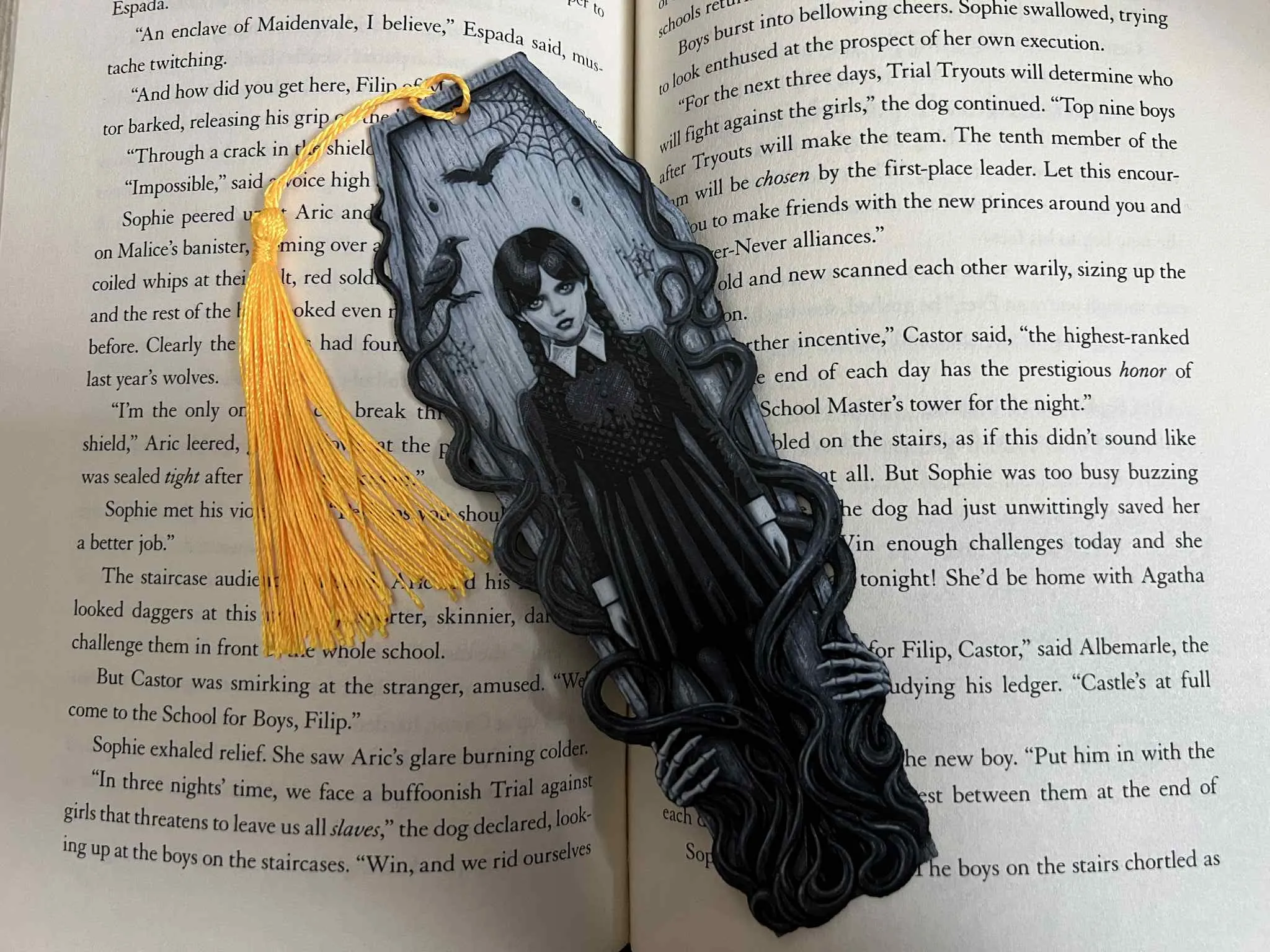 Wednesday Halloween Bookmark Set