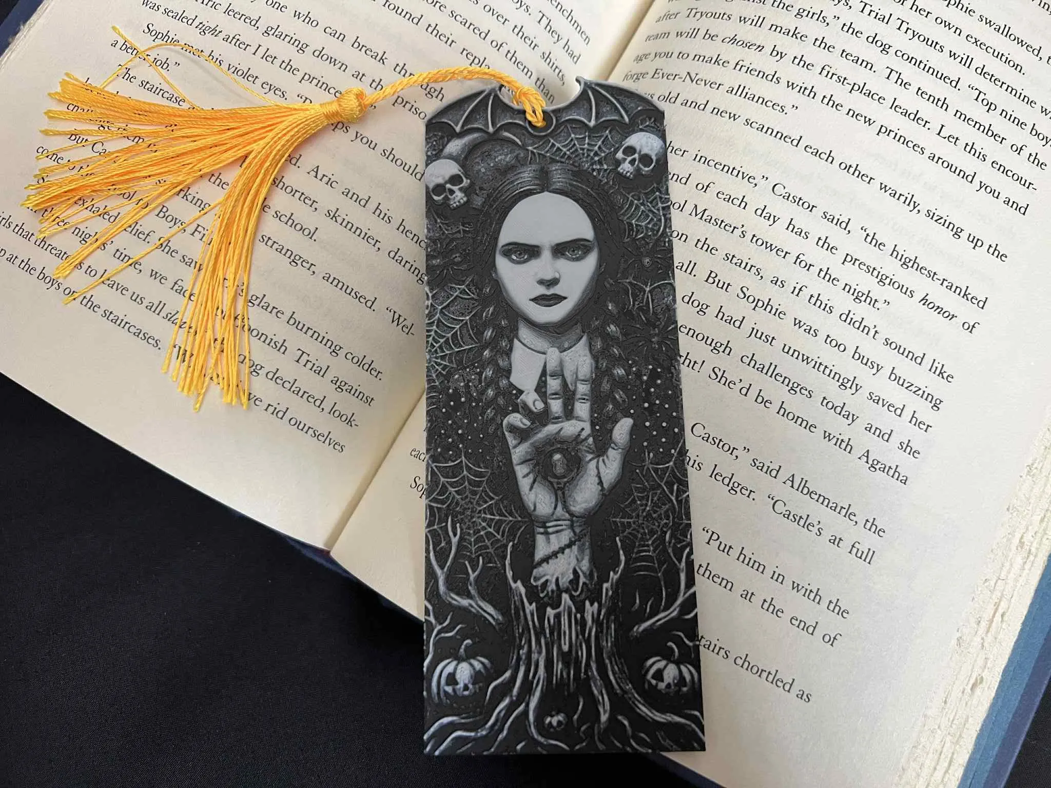 Wednesday Halloween Bookmark Set