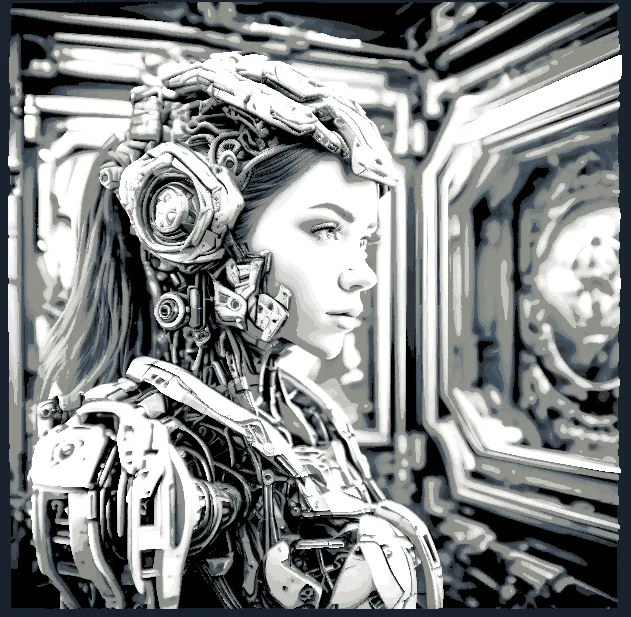Mech girl - Hueforge