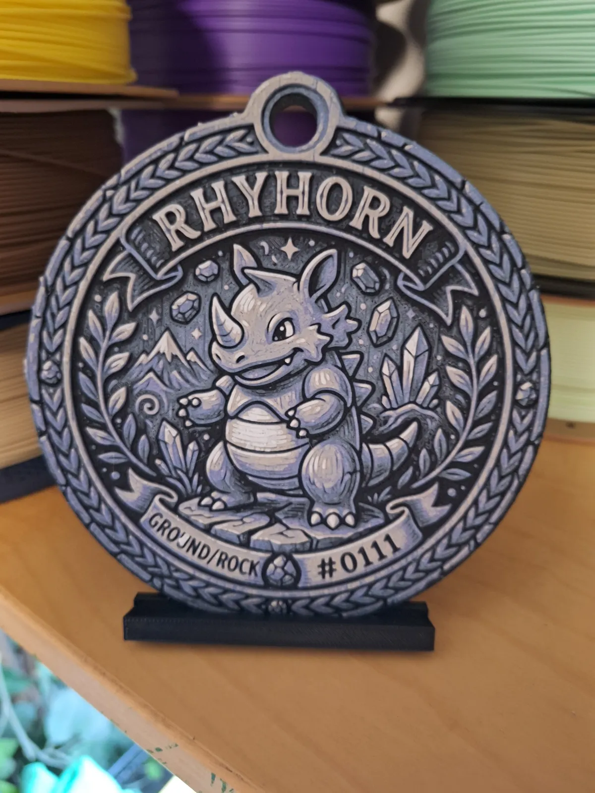 Rhyhorn #0111 - Pokemon Ornament