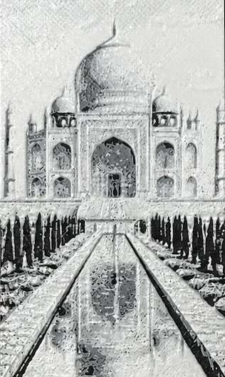 Taj Mahal Bookmark (0.2mm)