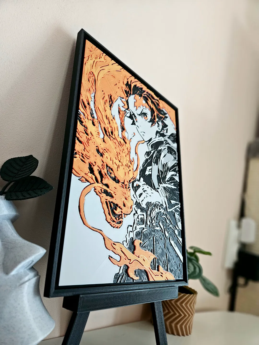 Tanjiro Hinokami Kagura - Filament Painting