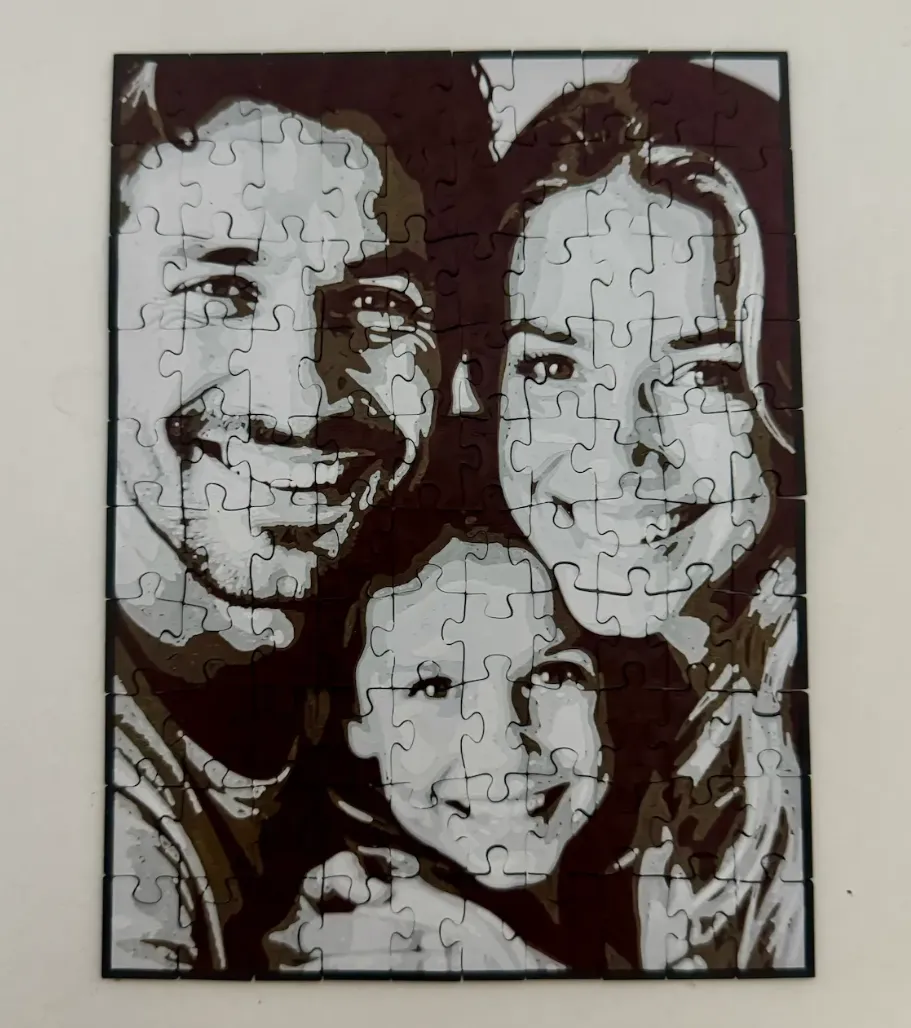 Easy to personalize Puzzle Vertical 100pcs Set