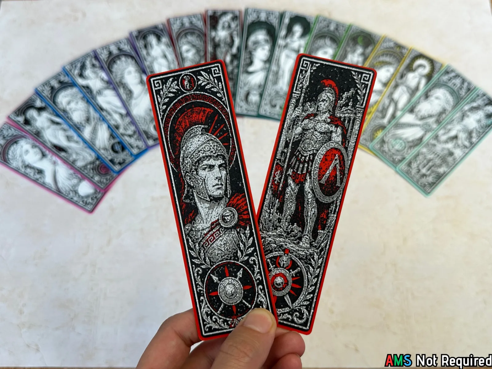Ares – God of War | HueForge Bookmark Set