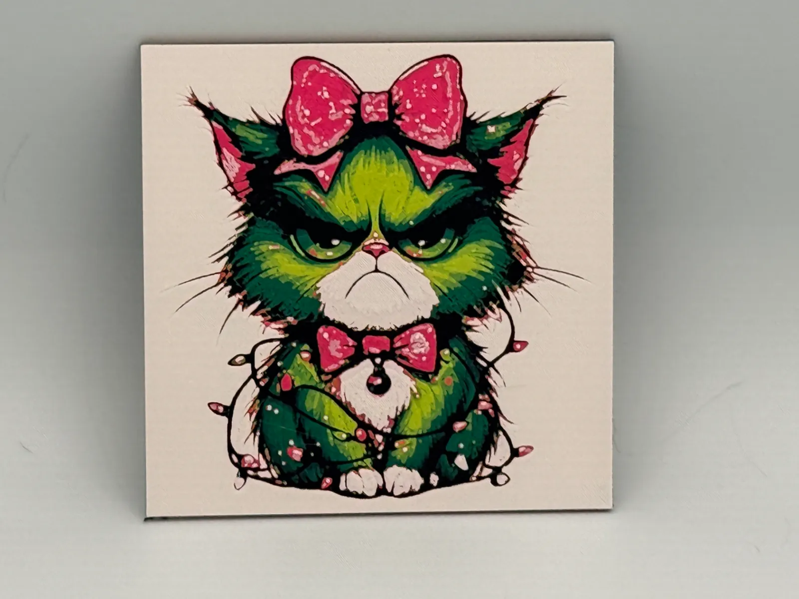 Grumpy Grinch Cat Hueforge