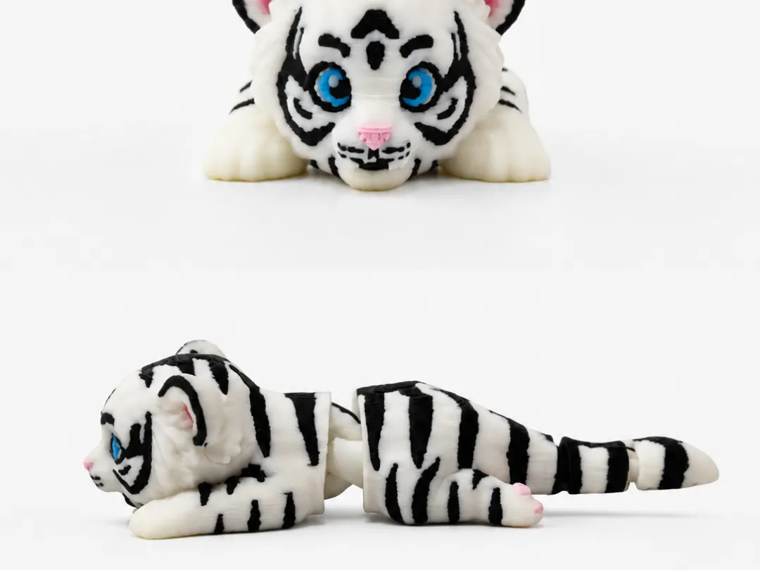 Cute White Tiger Flexi