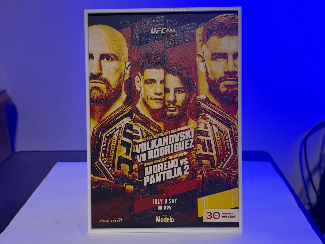 UFC 290 Poster Hueforge