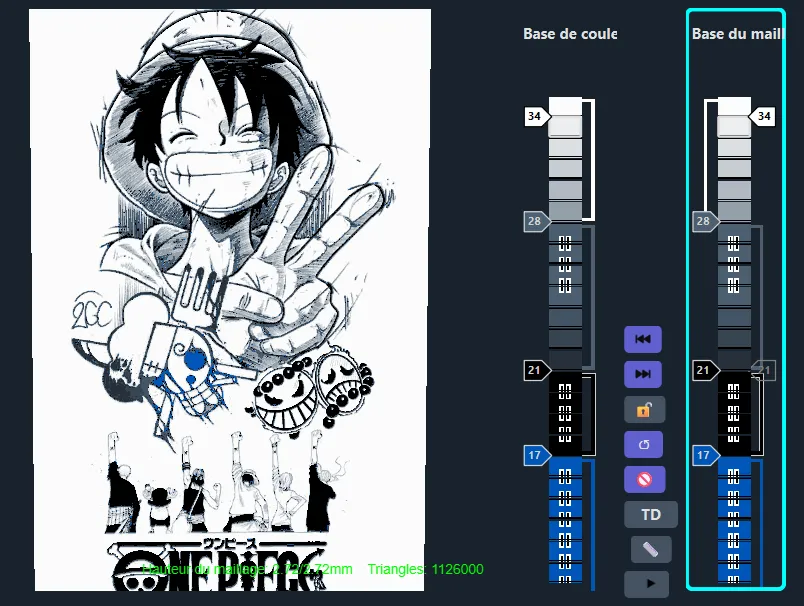 Hueforge Luffy One Piece