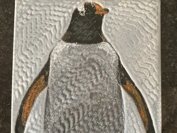 Penguin picture (MakerWorld-Chroma Canvas)