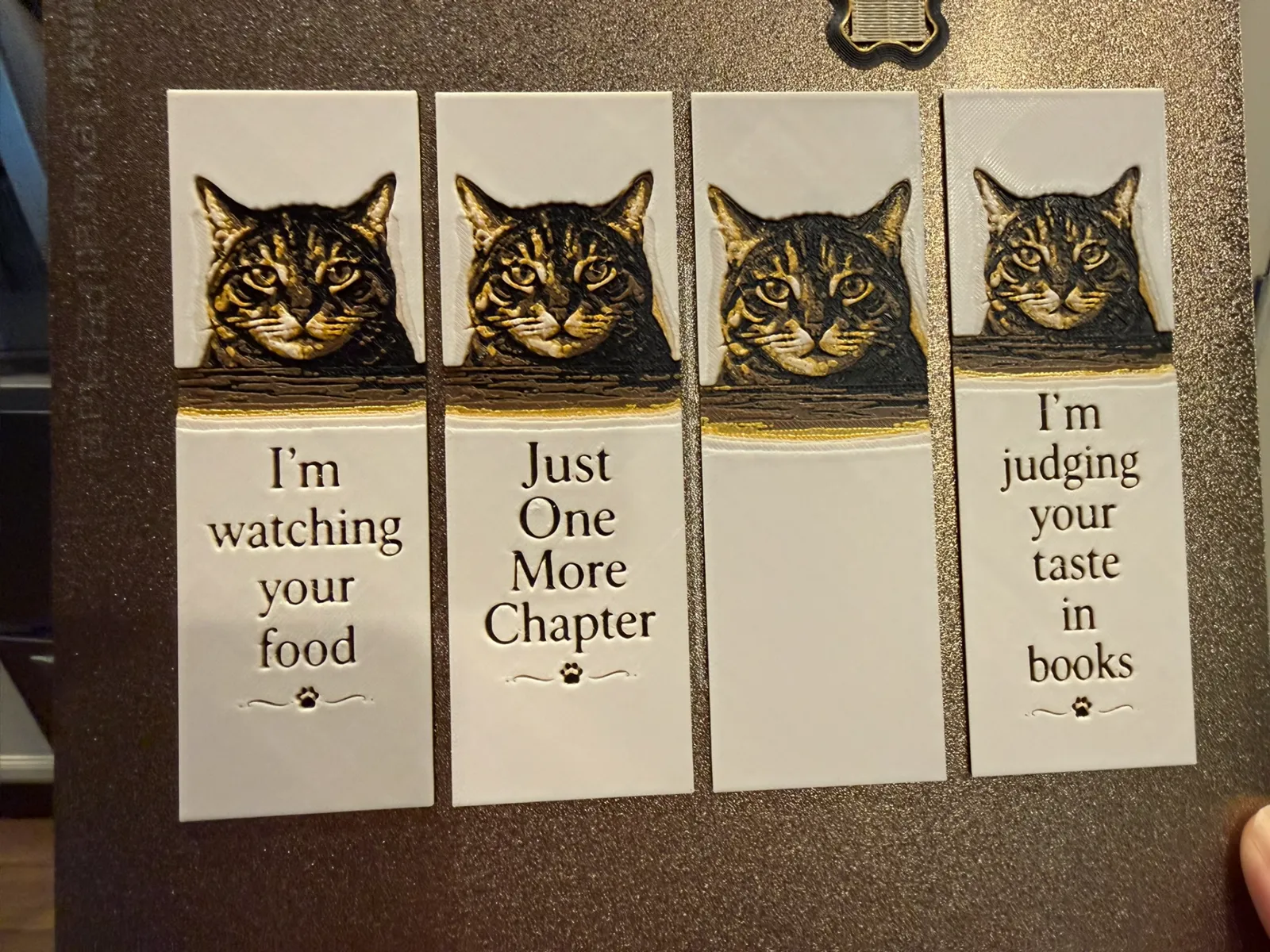 Cat bookmarks