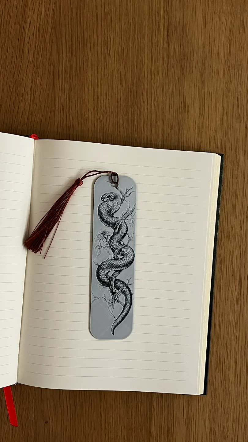 Snake Bookmark Hueforge Year of The Snake Gift