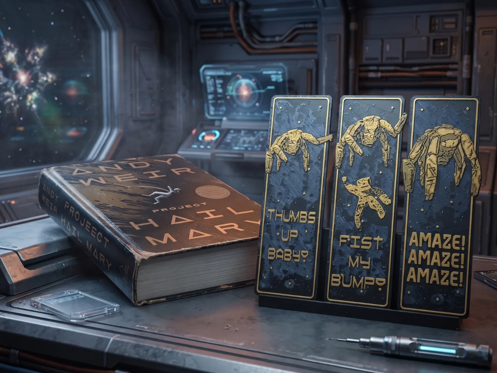 Project Hail Mary Bookmark Set