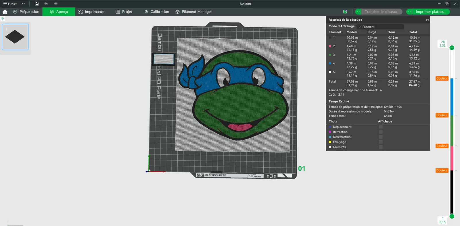 Leonardo " Tortue Ninja "