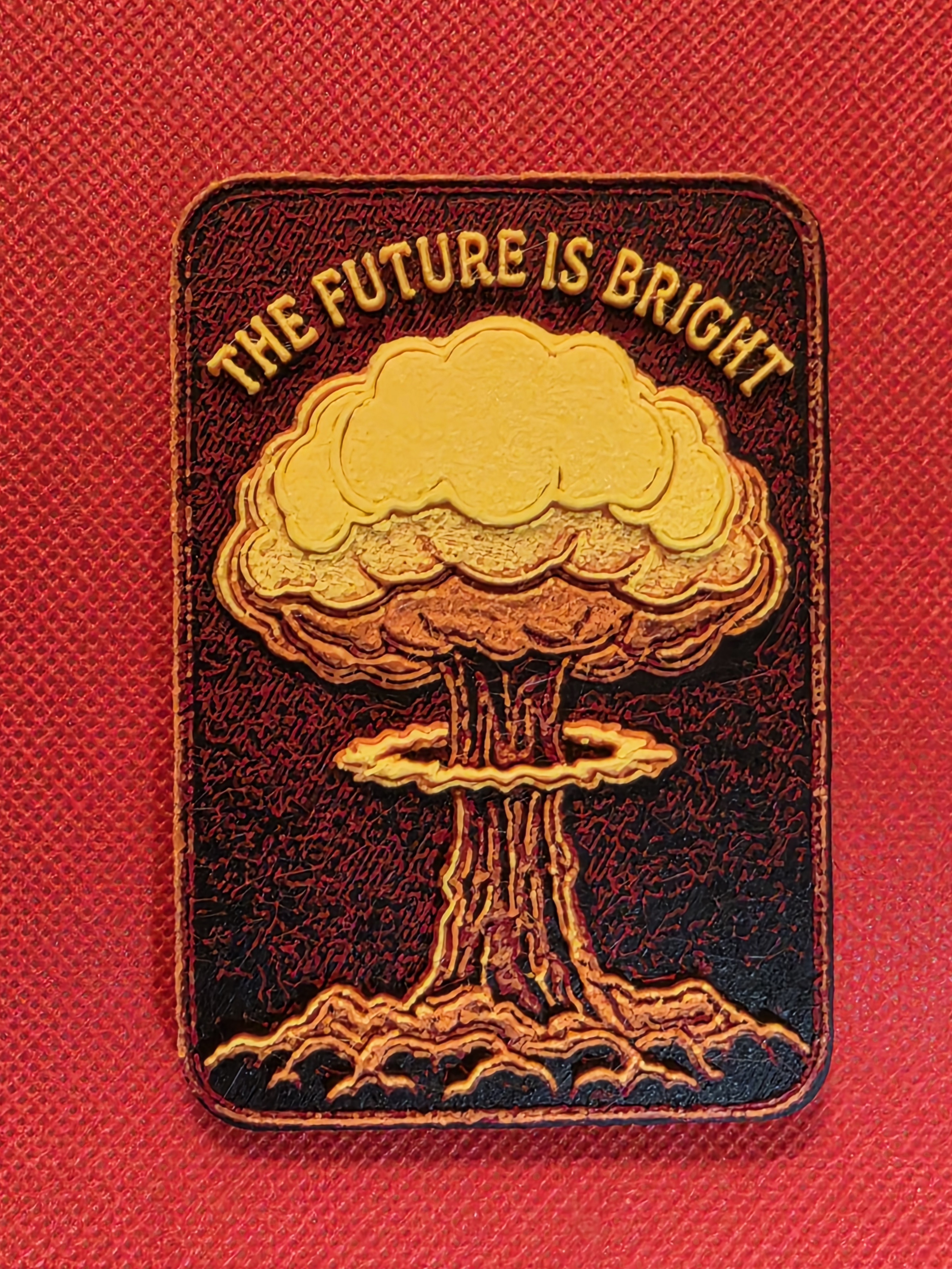 "The Future Is Bright" Atomic Mushroom Cloud
