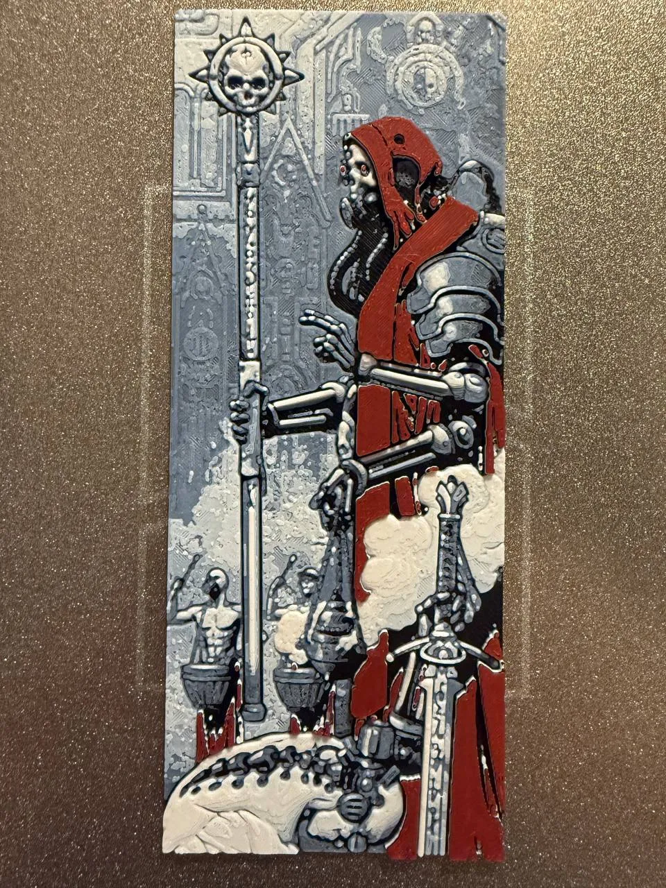 Adeptus Mechanicus WH40K - HueForge bookmark