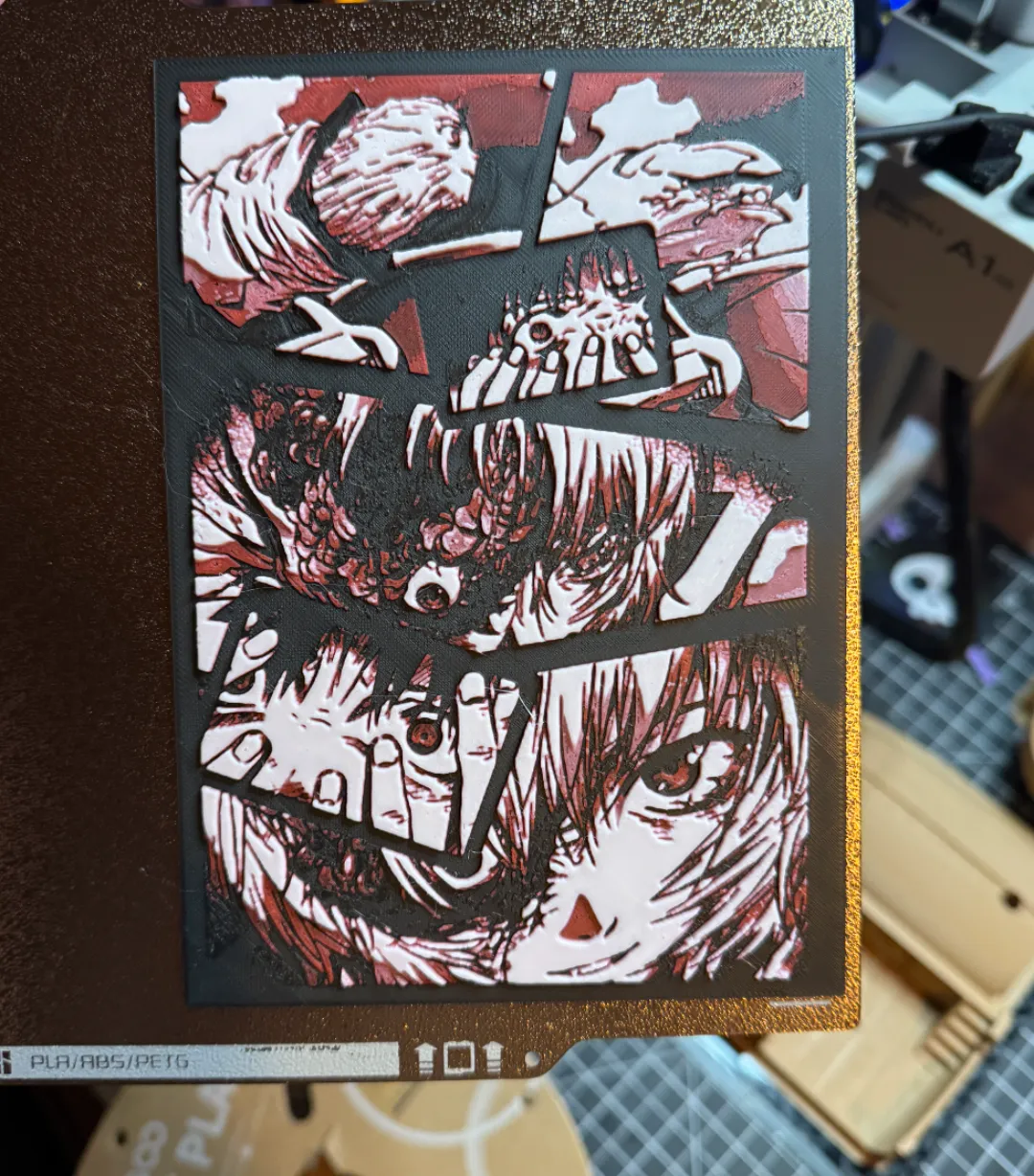 Ayanami Rei Shinji Trauma Manga OG Art Hue Forge