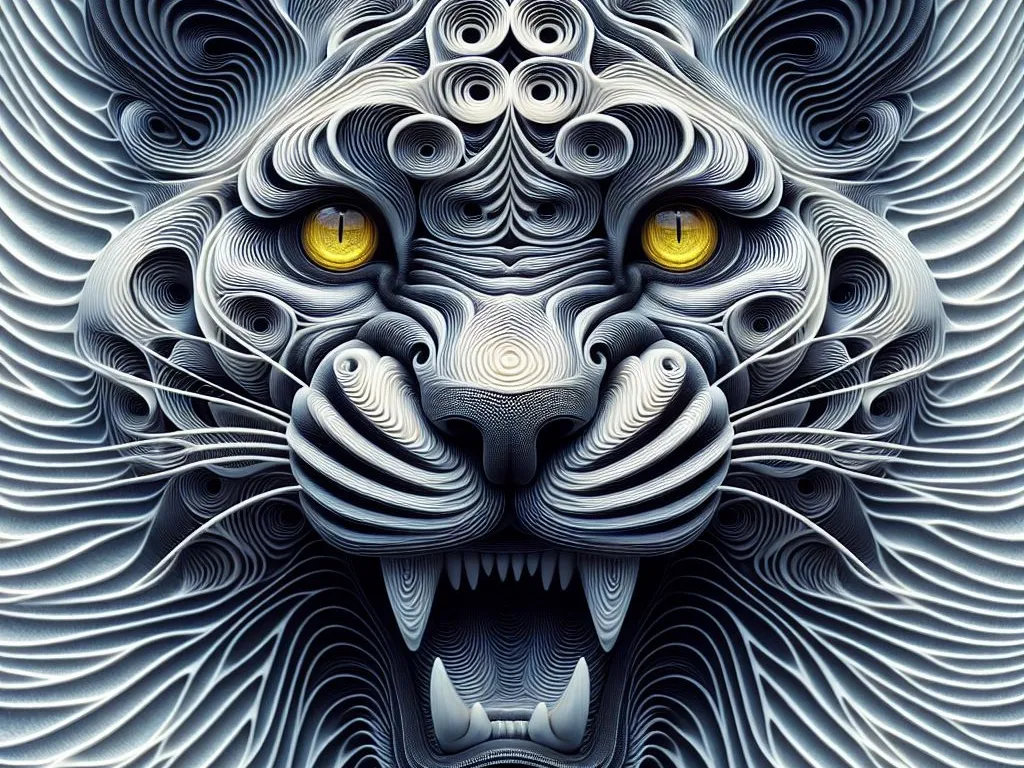 Black Panther with yellow eyes