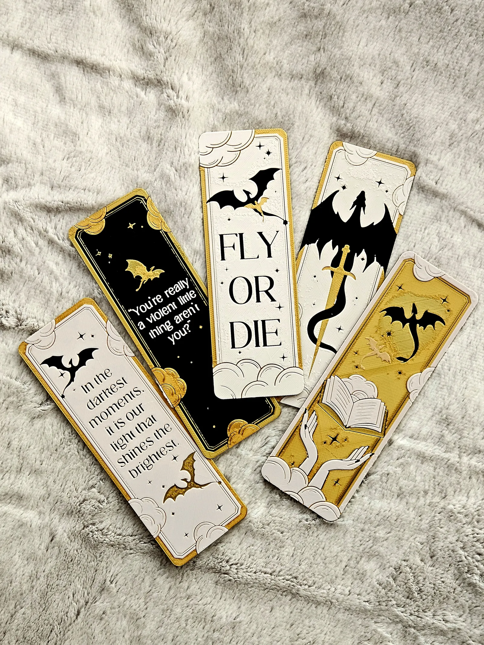 Fourth Wing - Bookmarks Set 1/2