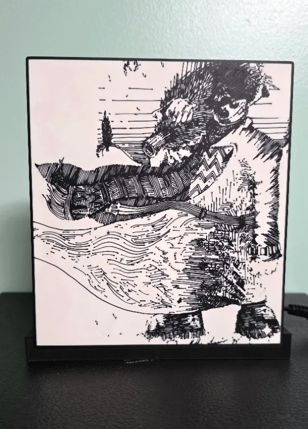 Wandering Snowman Lightbox