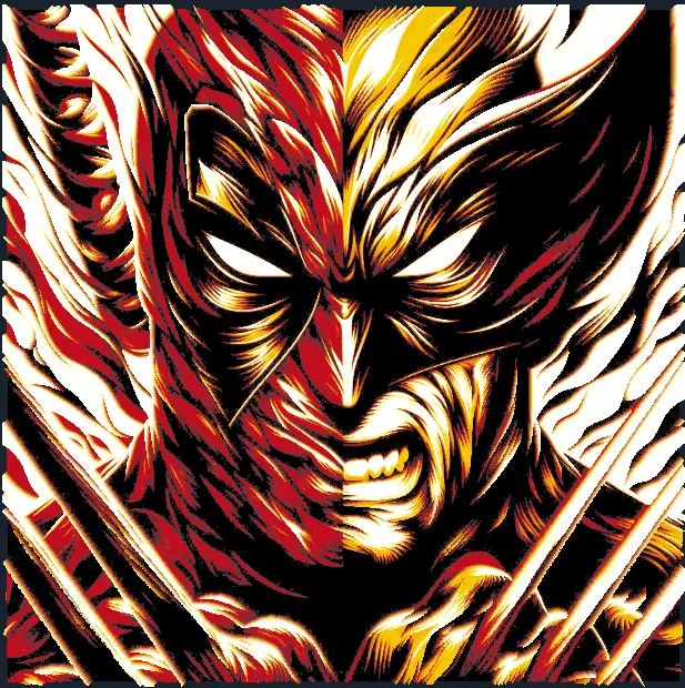 Deadpool & Wolverine Hueforge