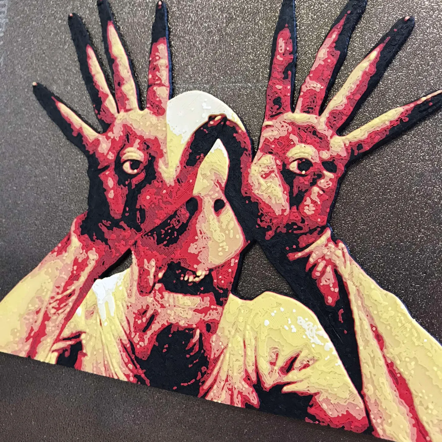 Halloween HueForge- Pale Man, Monster