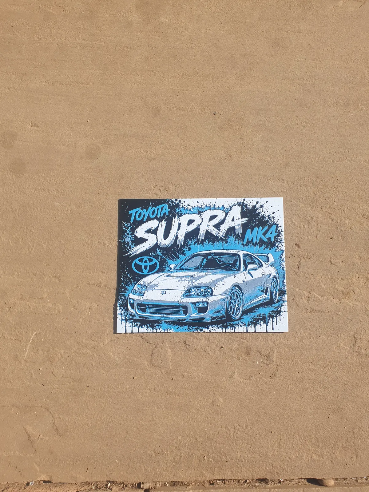 Toyota Supra MK4 HueForge Wall Art