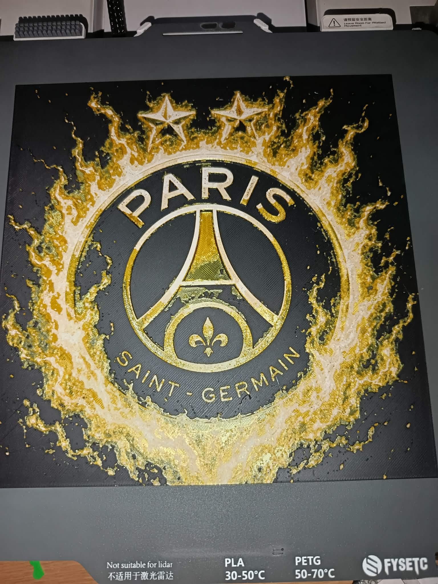 logo PSG flamme