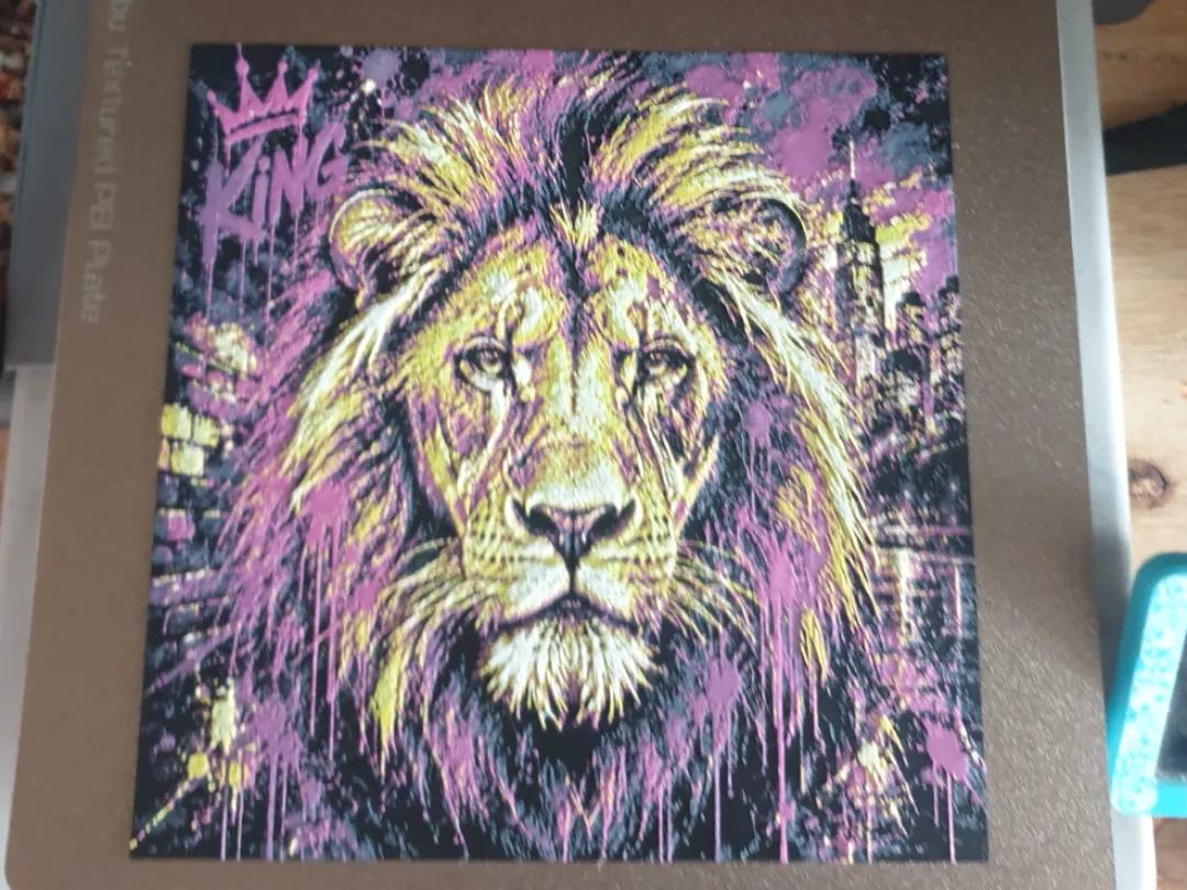 Graffiti King Lion – 5 Colour HueForge