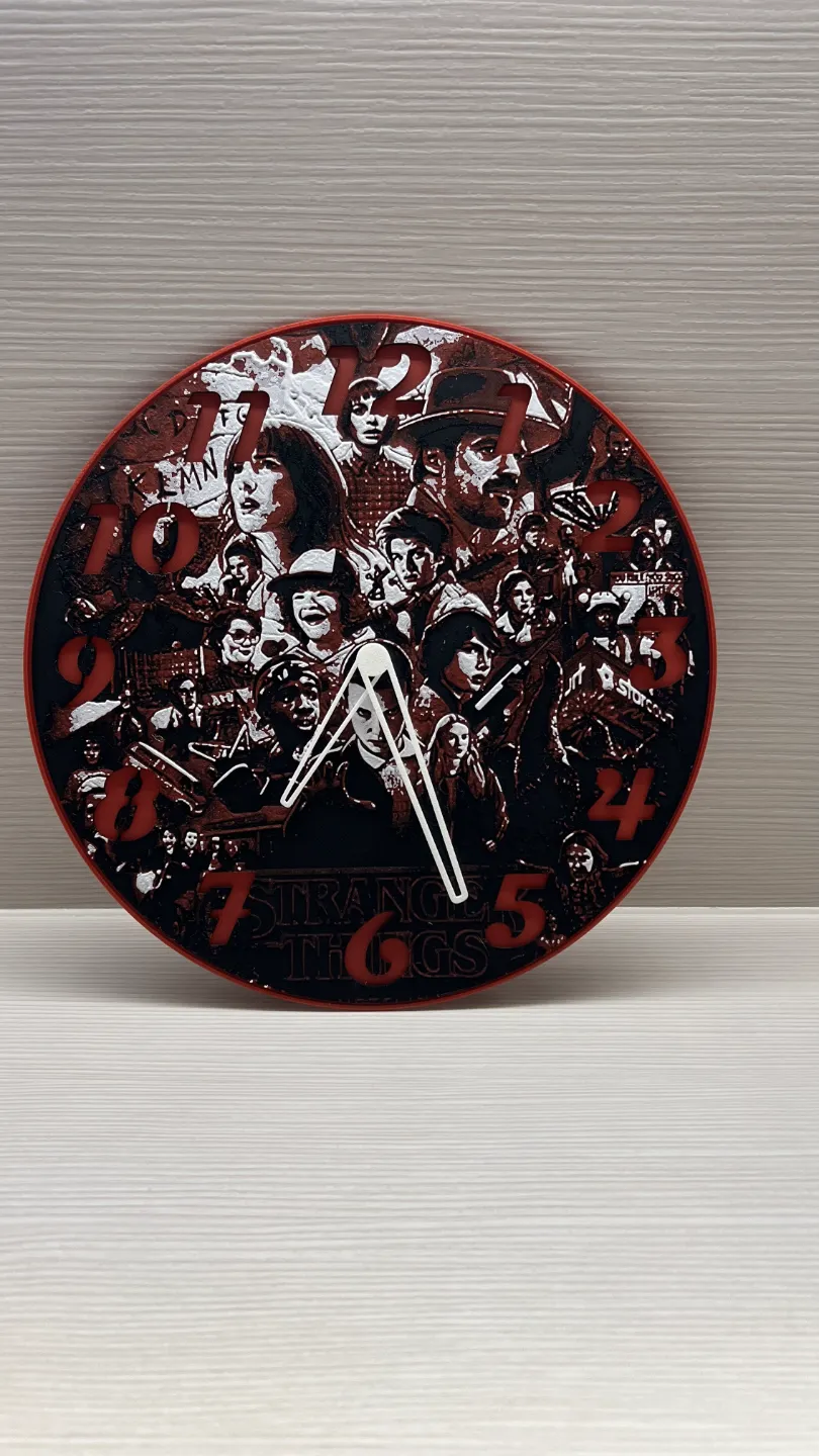 Stranger Things Clock HueForge