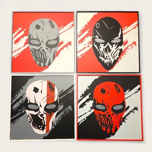 Devil's Night Mask 200mm x 200mm Hueforge