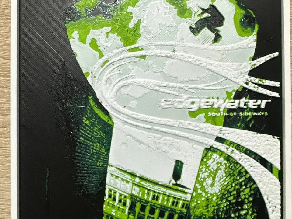 Edgewater "South of sideways" Album - Hueforge Art