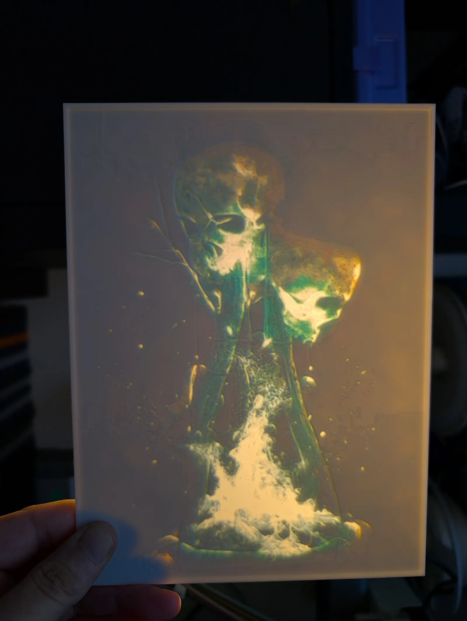 Lithophane Lightbox - Dead by Daylight Boon Totem