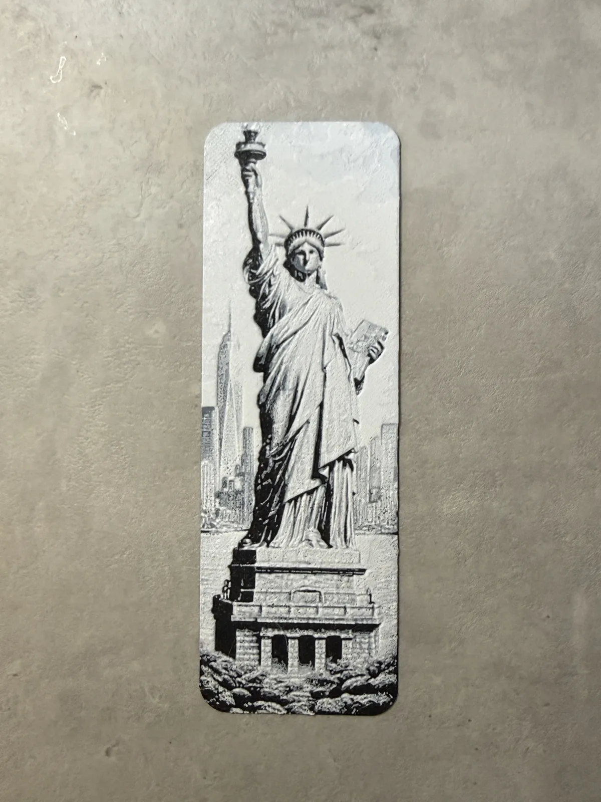 Statue of Liberty Bookmark (0.2mm)