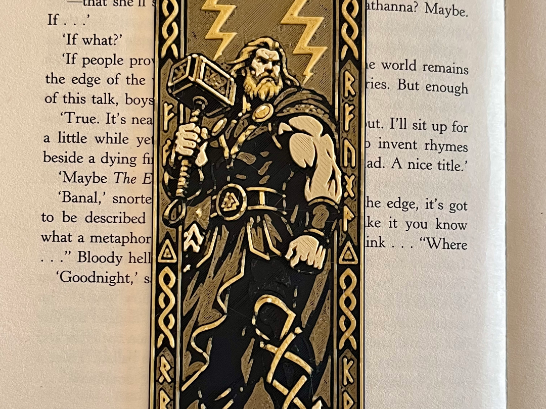 Thor Norse God Bookmark