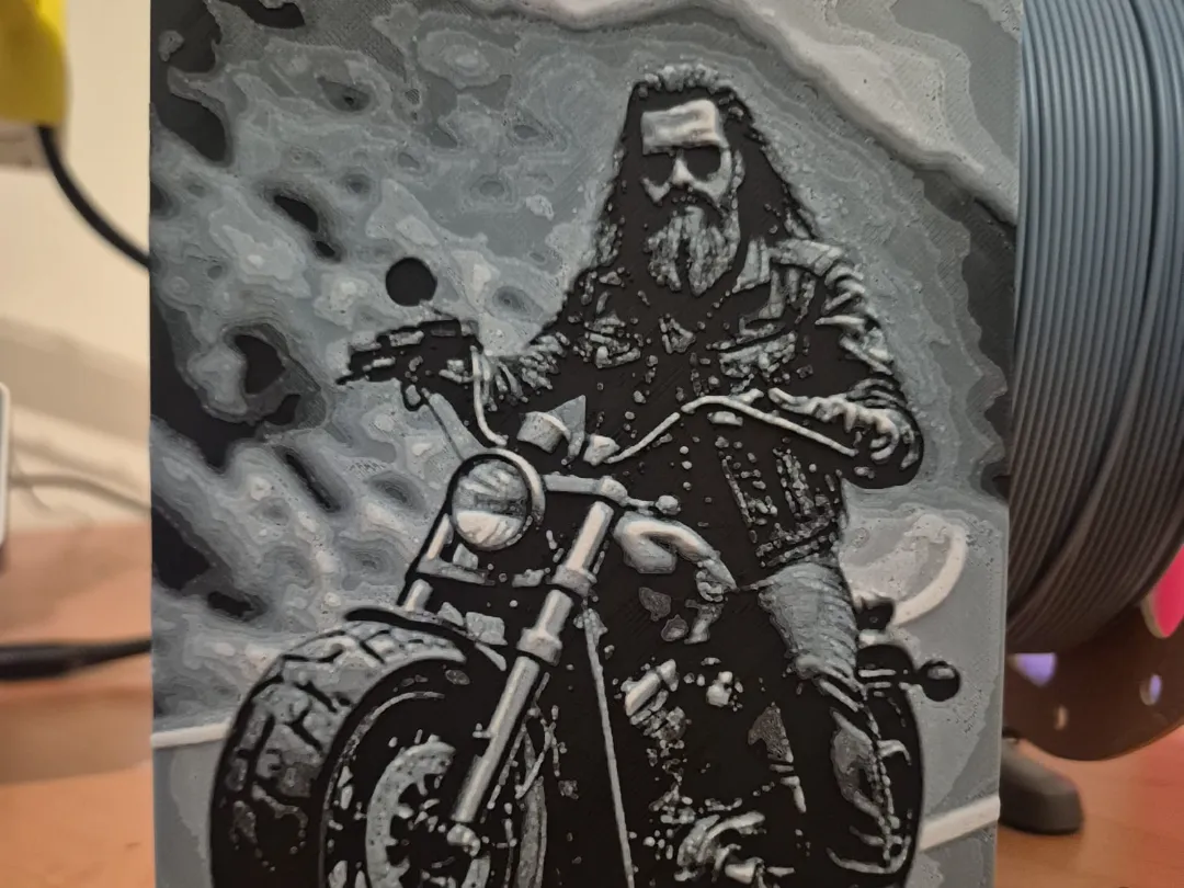 The Biker hueforge