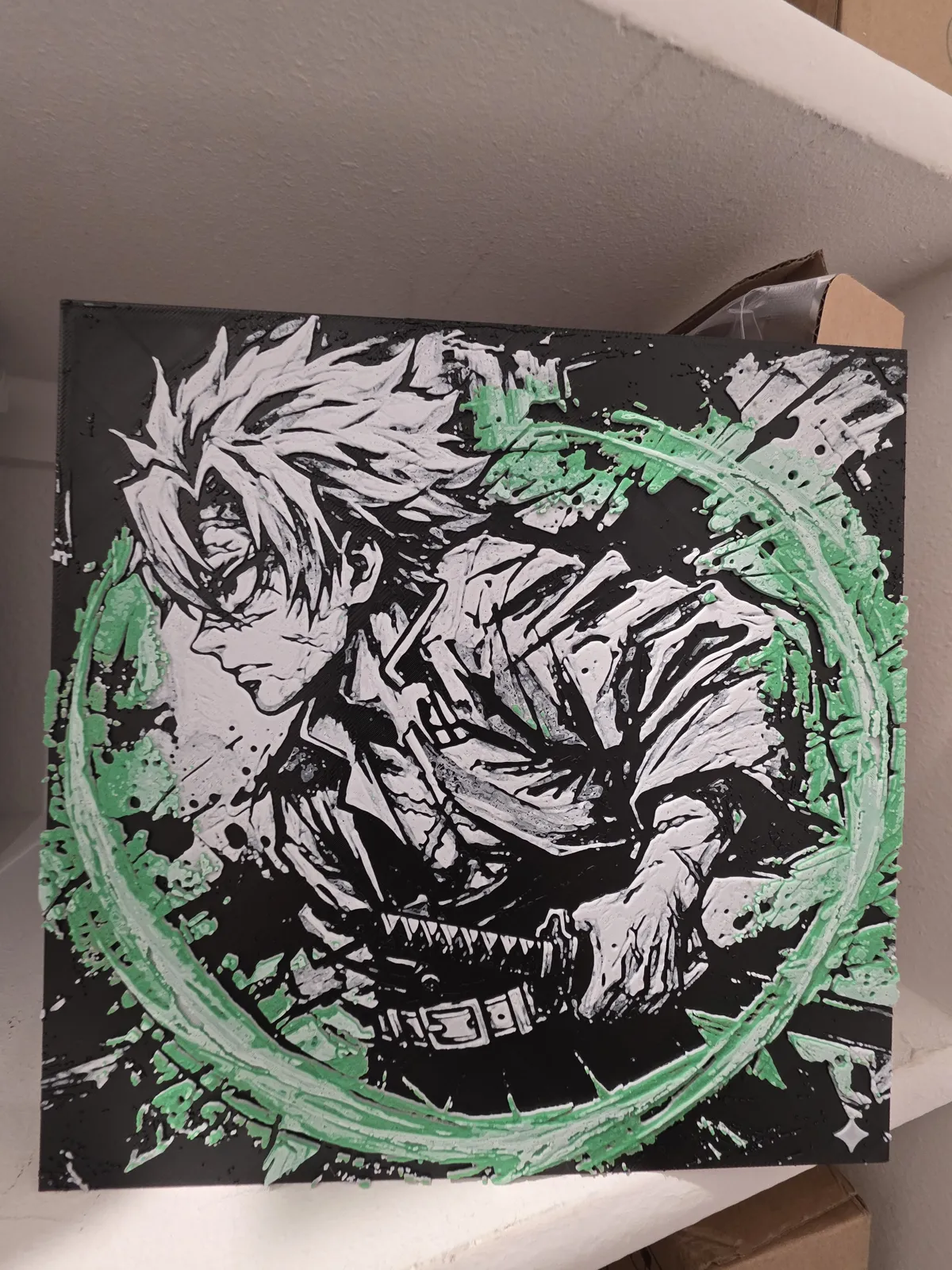 Sanemi Demon Slayer Hueforge 200mm x 200mm