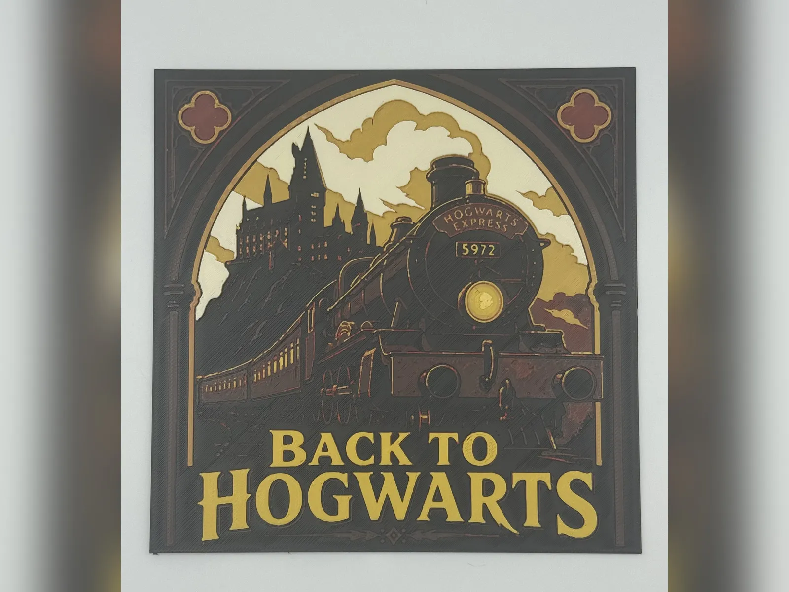 Back to Hogwarts Express HueForge Print