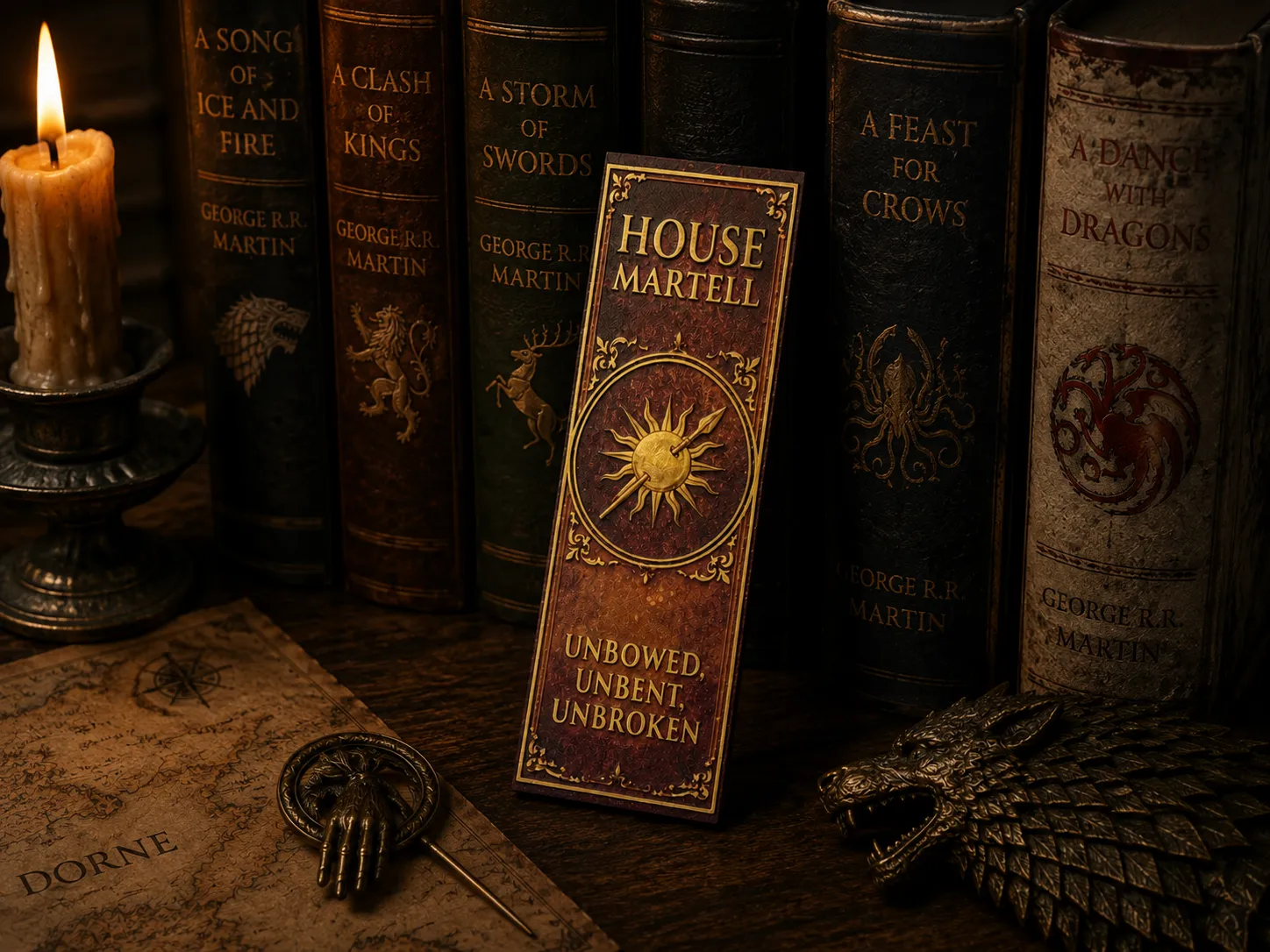 House Martell Bookmark - Game Of Thrones