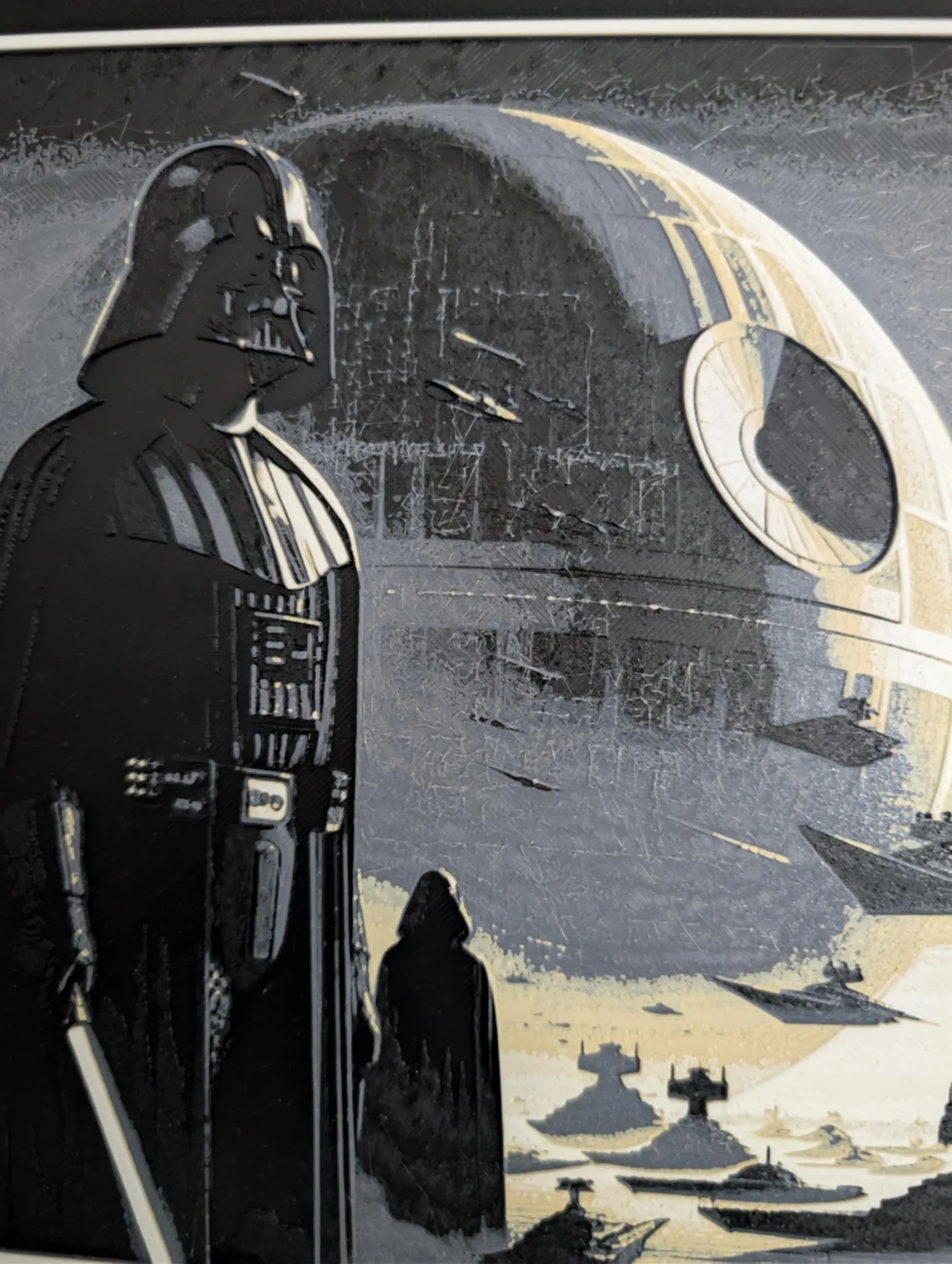 Darth Vader death star 4 colors