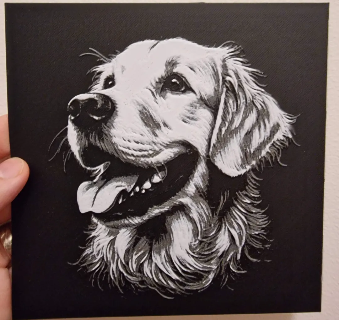 Golden Retriever hueforge