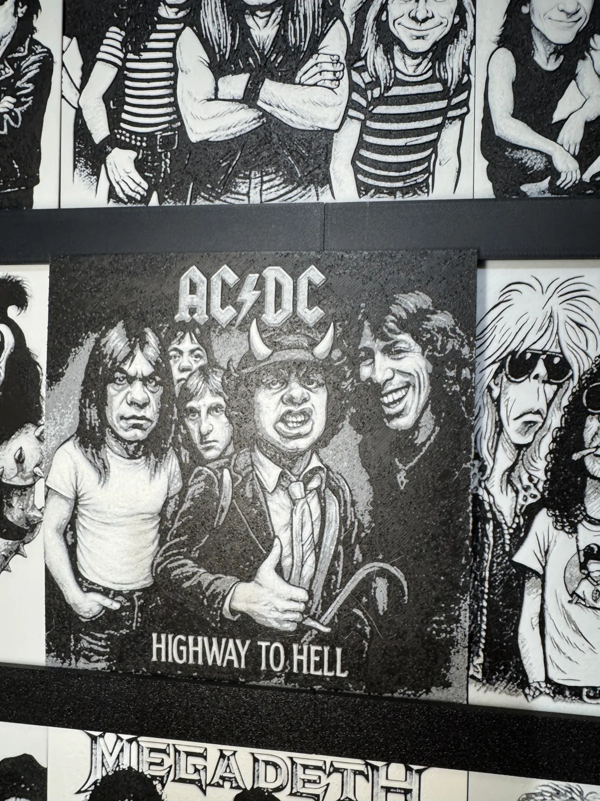 Hue Forge Karikatur AC/DC - Highway to Hell