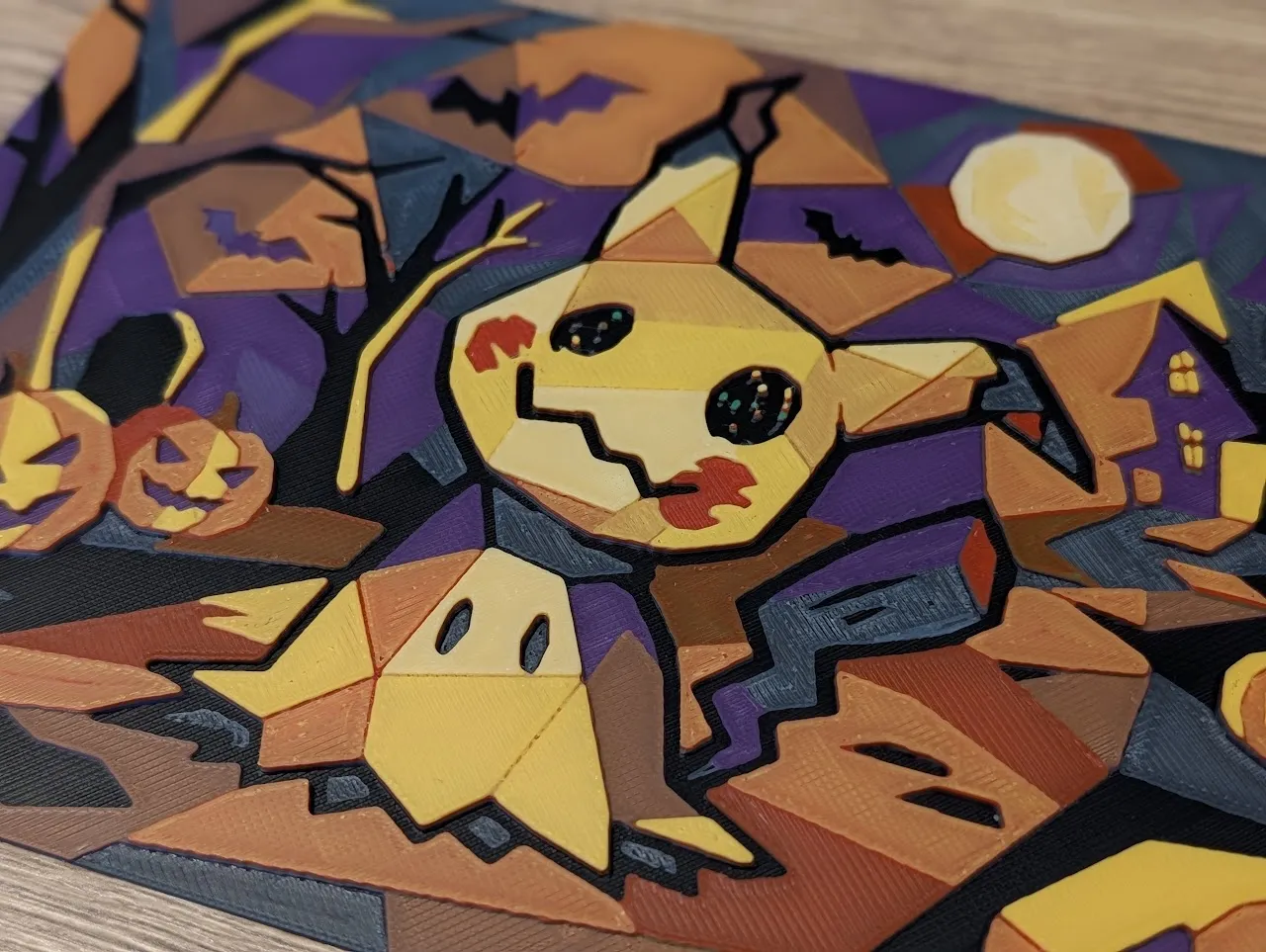 Mimikyu Halloween Hueforge & Display