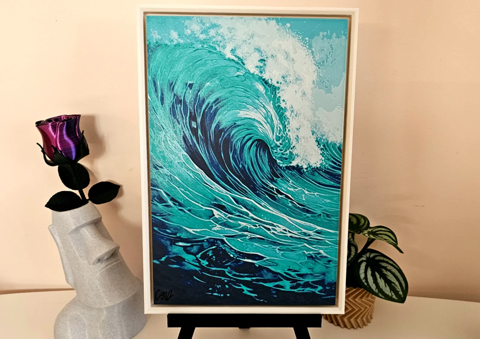 Eternal Wave 2 - Filament Painting