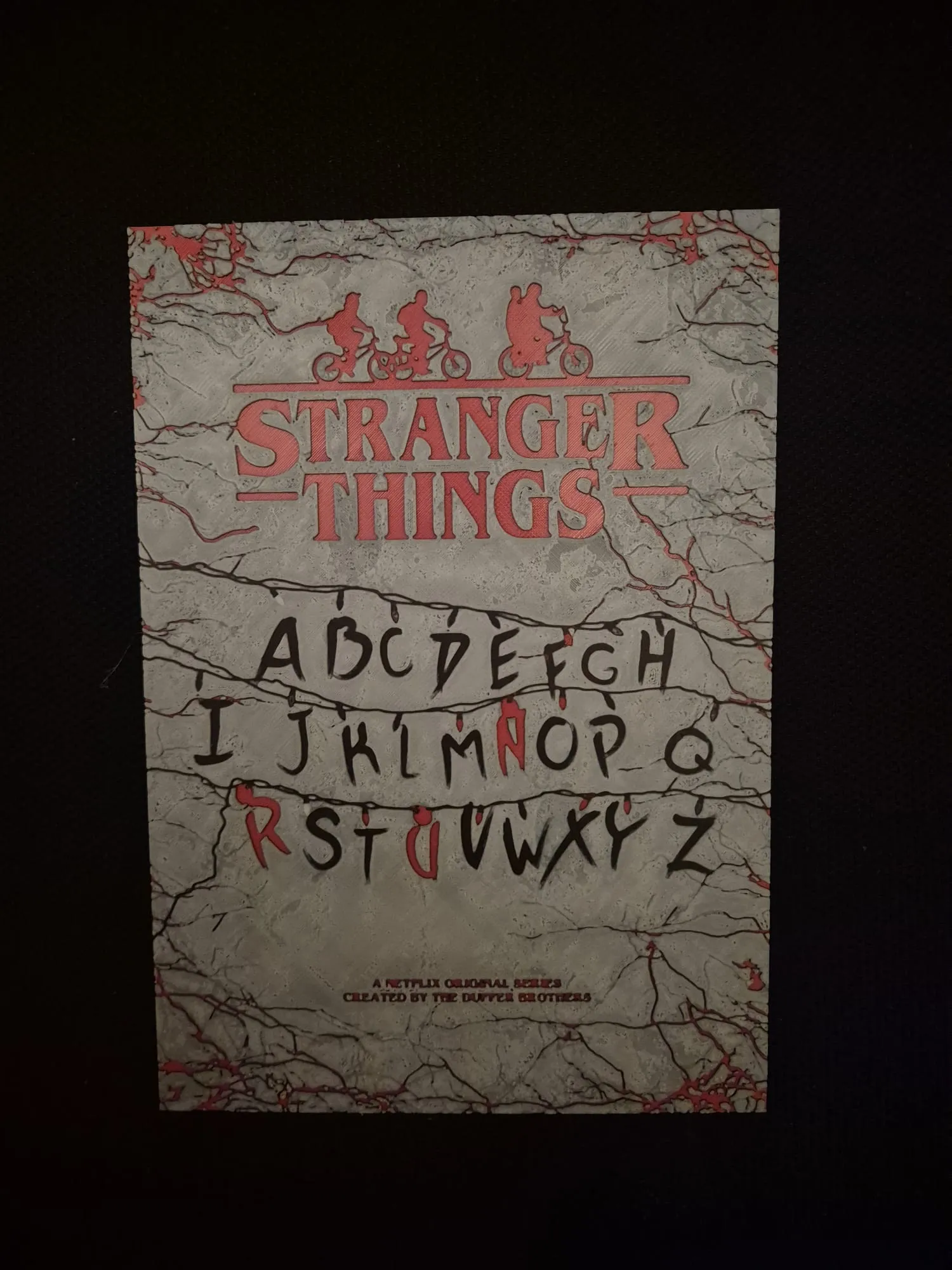 strangerthings poster hueforge