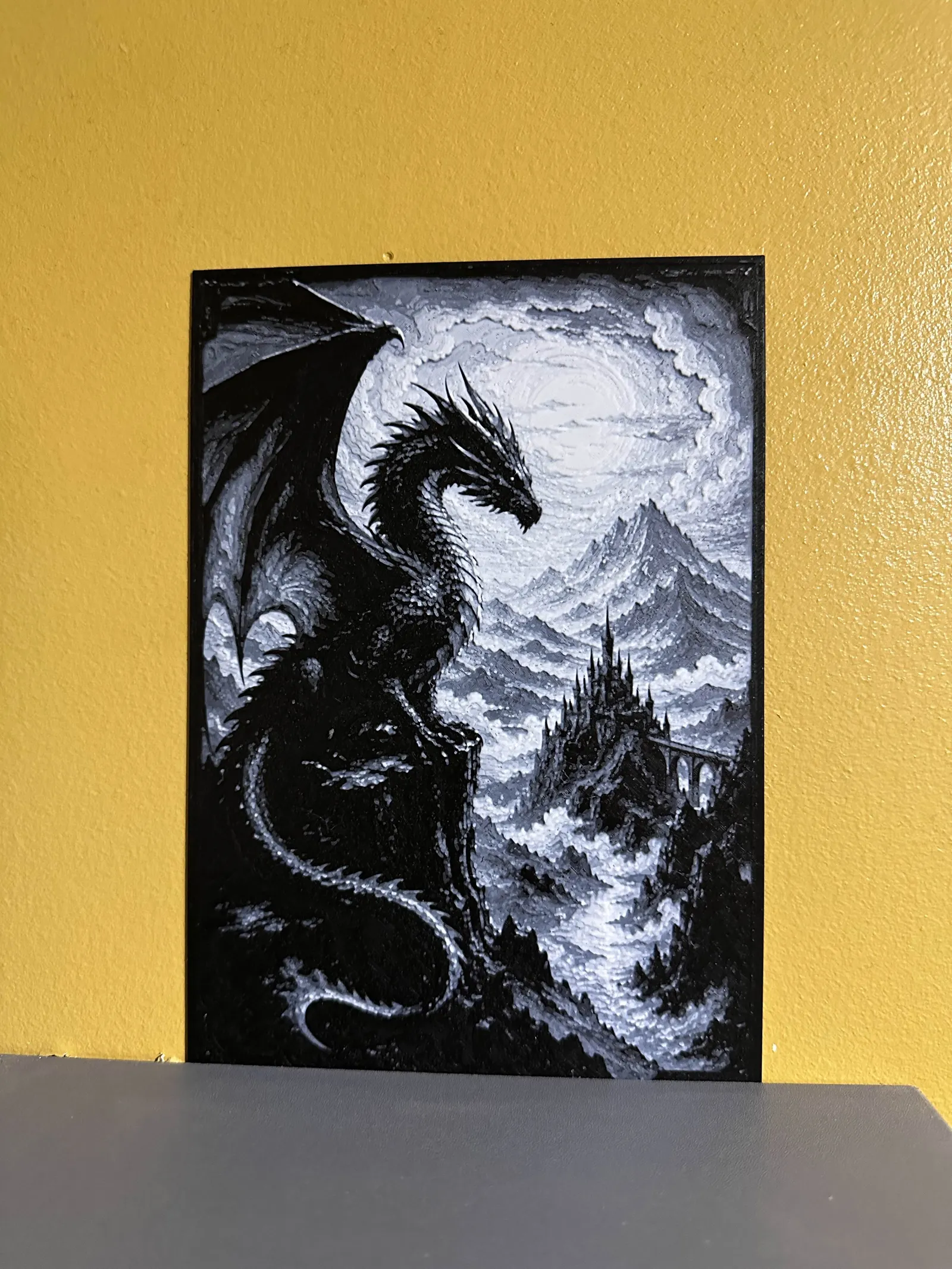 Moon Dragon Hueforge (Filament Painting)