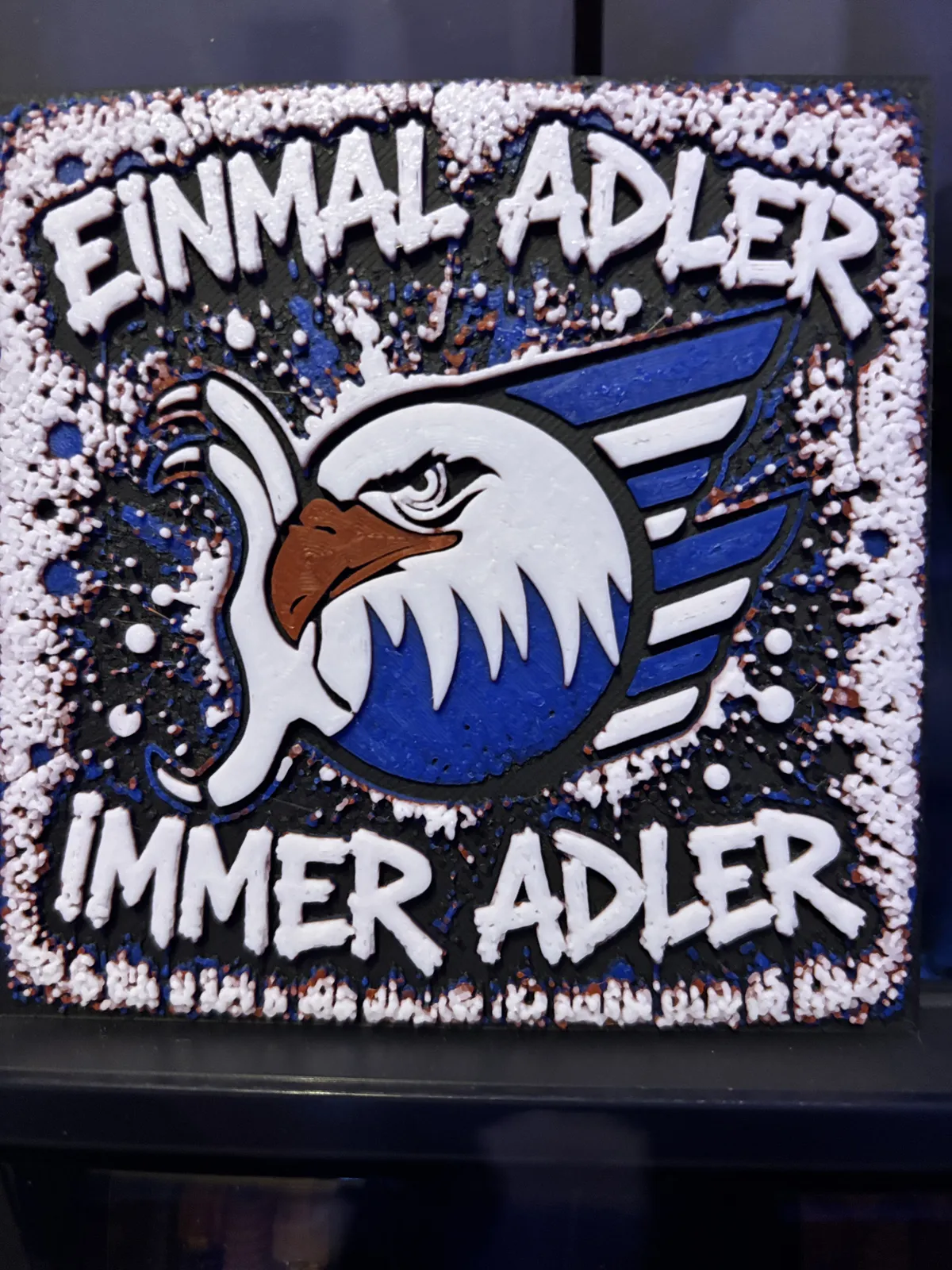 Adler Mannheim MERC DEL Eishockey Hueforge